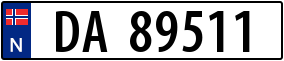Truck License Plate
